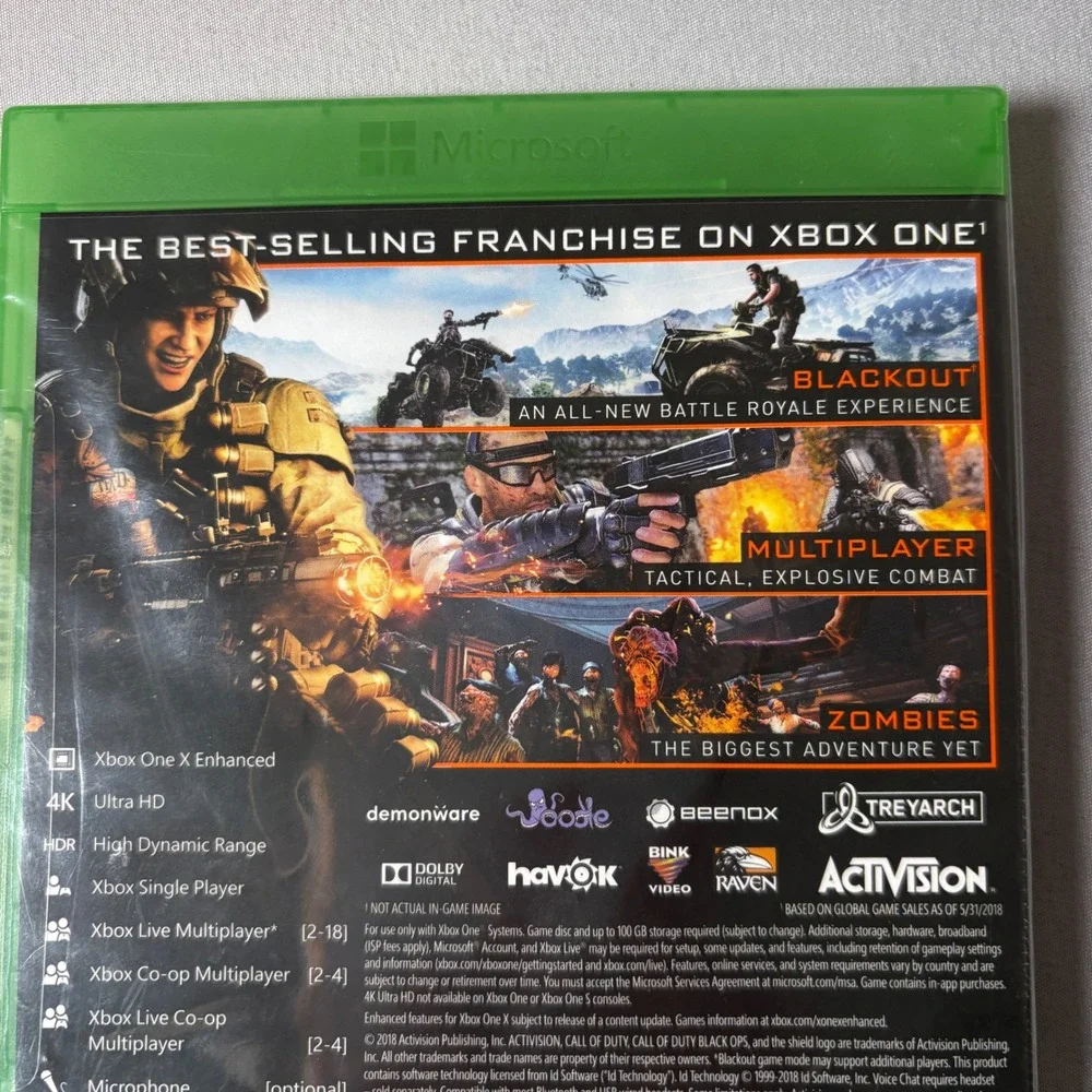 Call of Duty Black Ops 4 Xbox One Walmart Exclusive 2XP New Sealed 4K HDR